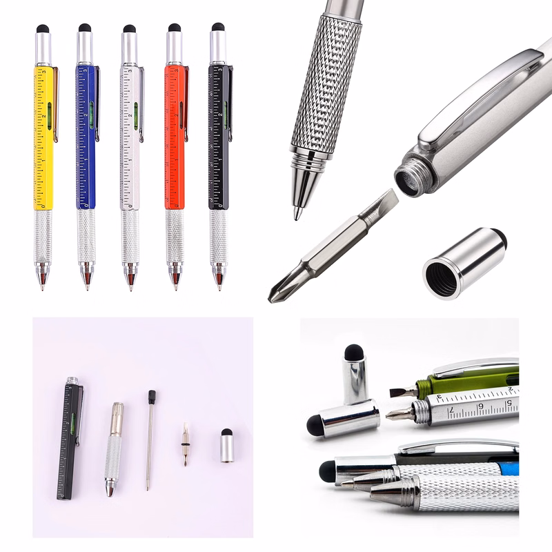 6 in 1 Multitool Tech Tool Pen with Ruler
