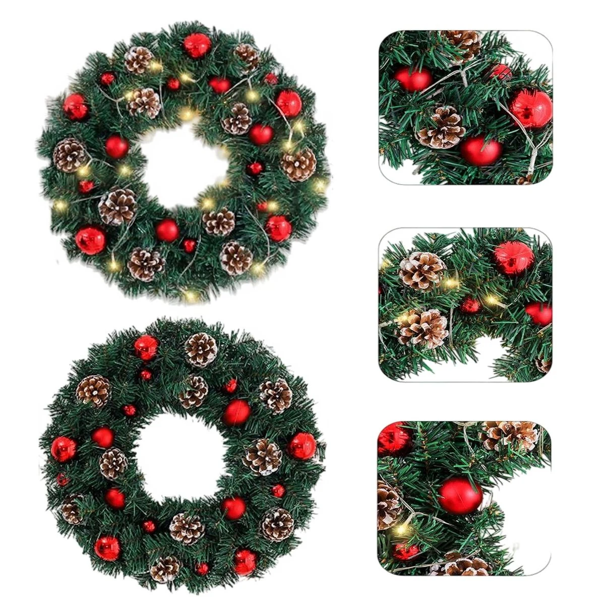 Festive Atmosphere Christmas Wreath 1
