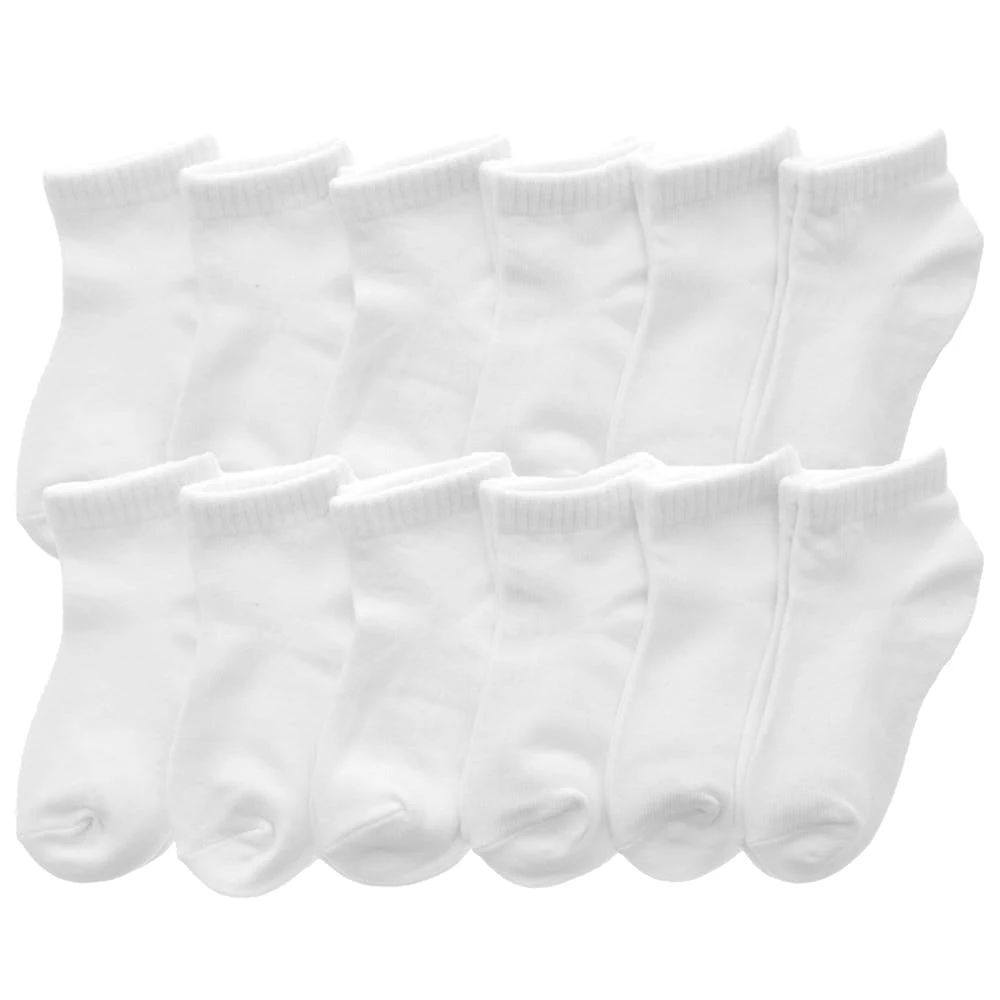 Adult Low-Cut Trainer Socks - White 1