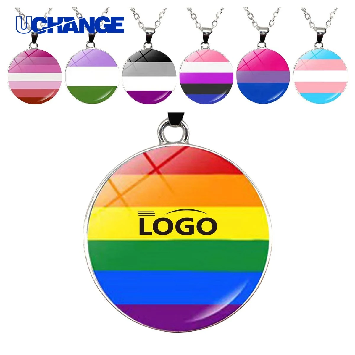 Gay Pride Necklace 1