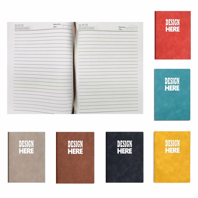 A4 Soft Leather-Covered Notebook