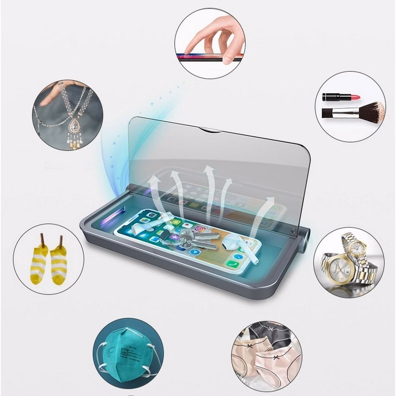 Portable UV Cell Phone Sanitizer With Wireless Charger