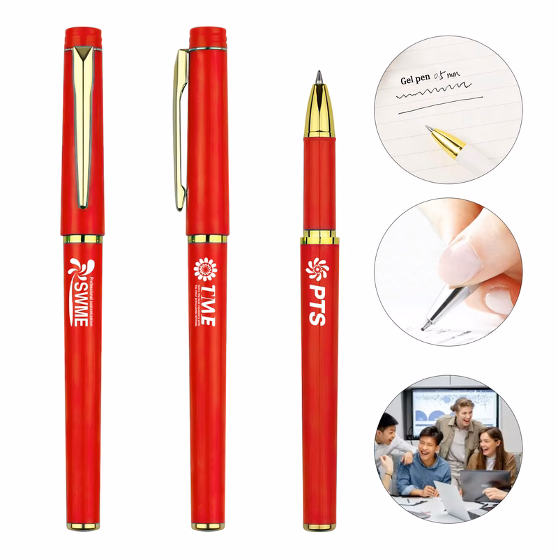 Ballpoint Pen with Metal Clip
