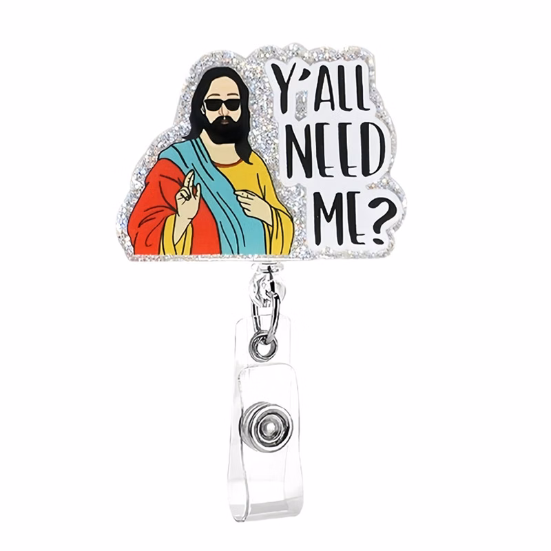 Acrylic Retractable Badge Reel