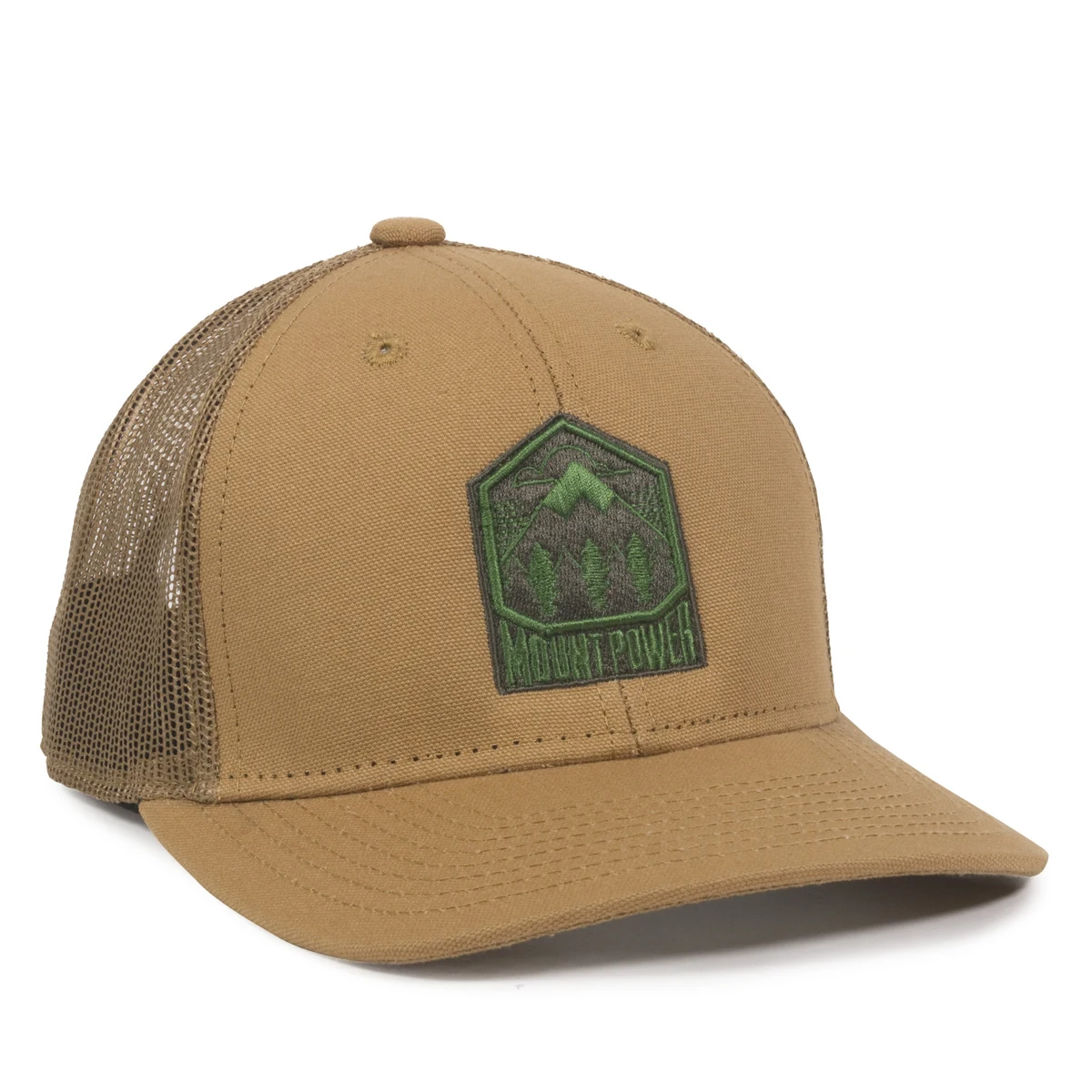 Washed Canvas Mesh Back Cap 1