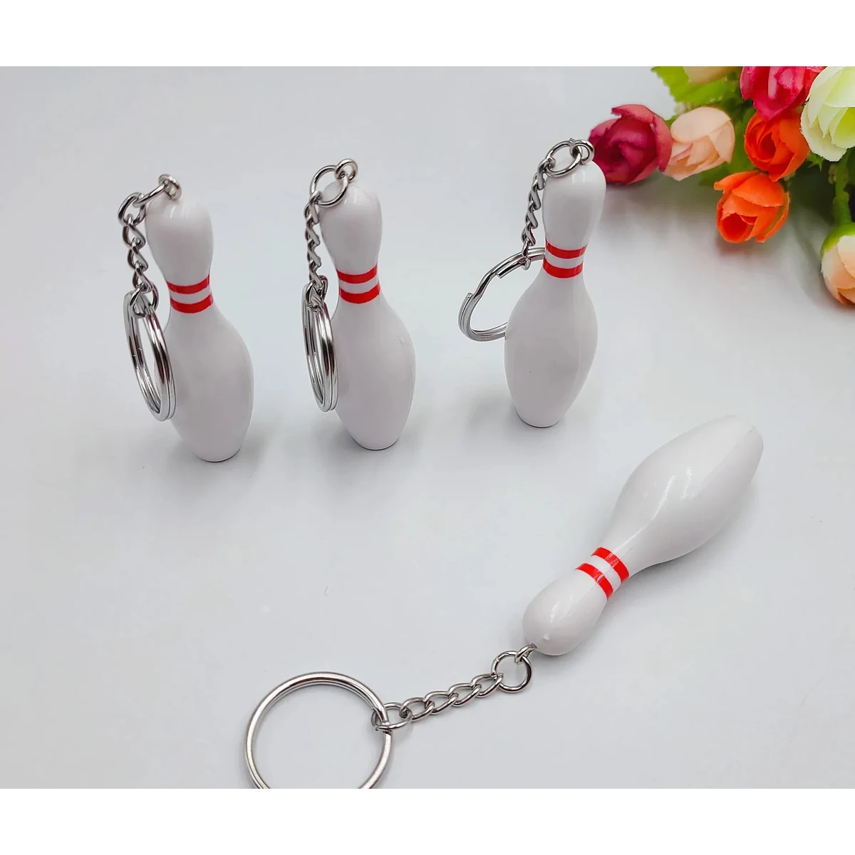 Mini Bowling Bottle Keychain 1