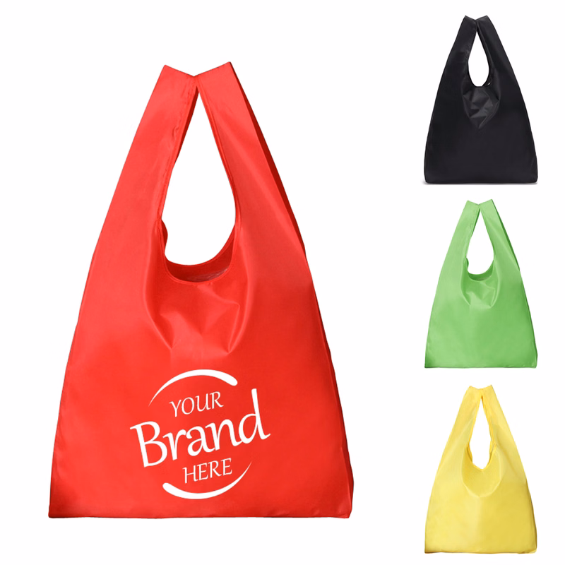 Folding Nylon Shopping Grocery Bags