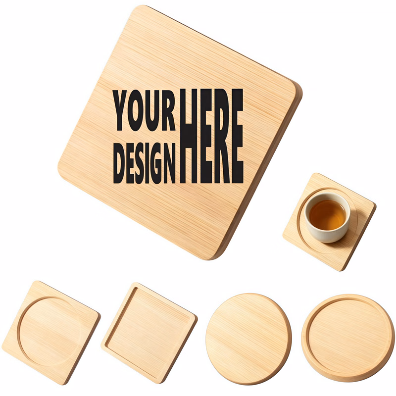Customizable Wooden Coaster