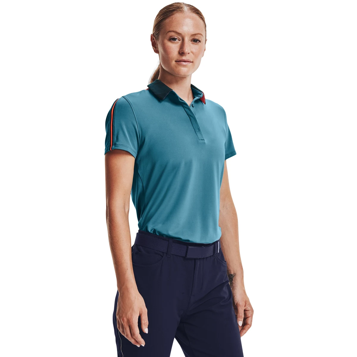 UA Zinger Sleeve Stripe Women's Polo 1