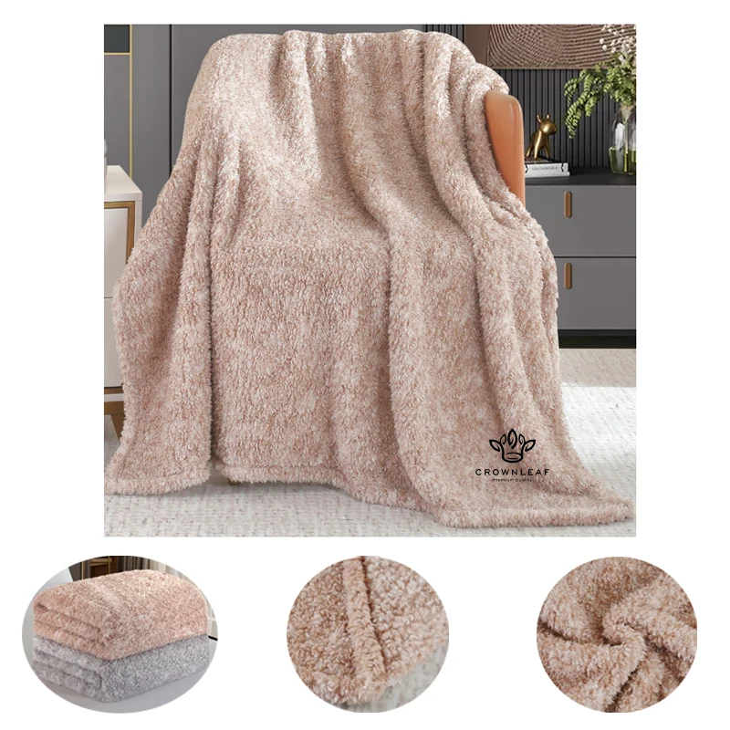 Soft Fuzzy Sherpa Fleece Throw Blanket 1