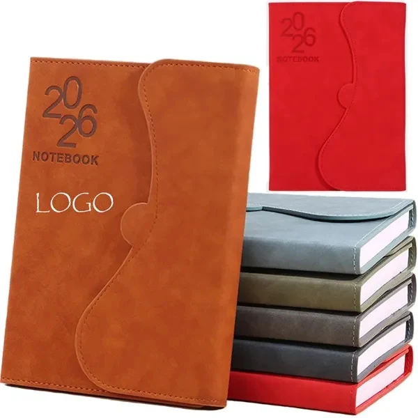 Weekly & Monthly 2026 Planner with Pen Loop for Office, School and Events 1