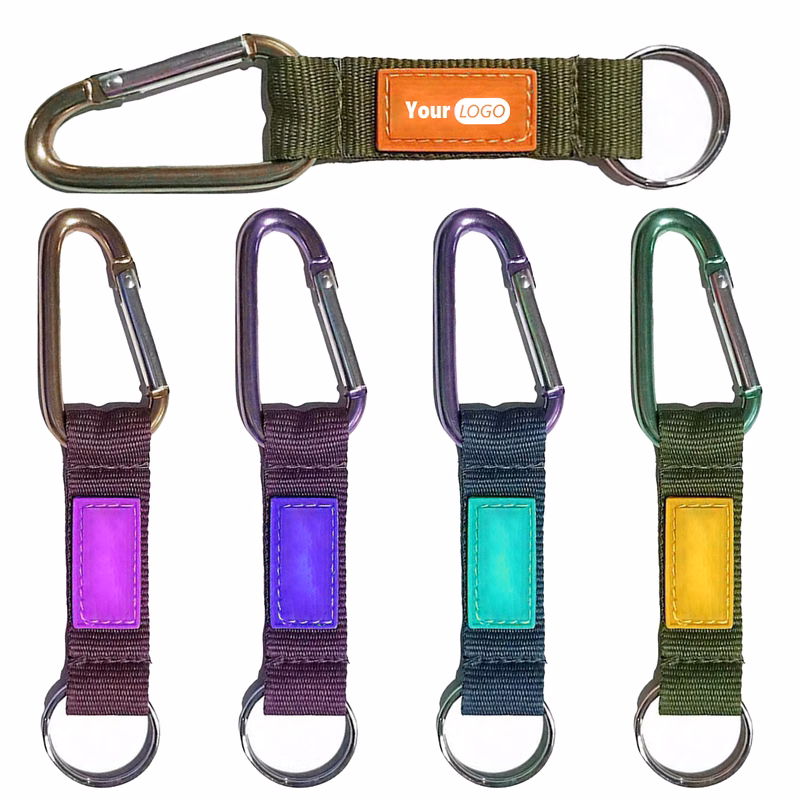 Polyester Durable Mountaineering Buckle Rope With Customizable Logo