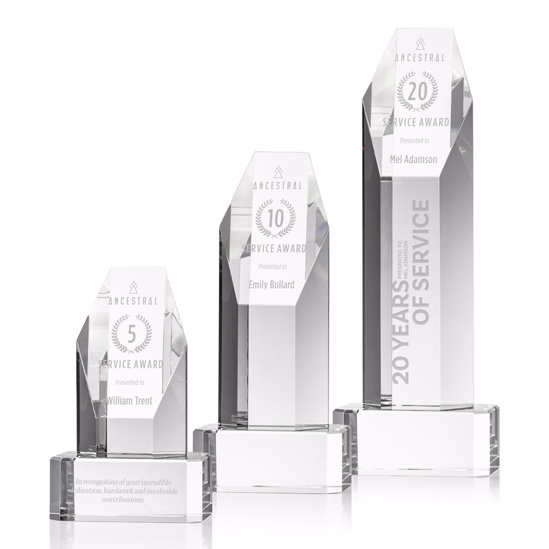 Ashford Award on Clear Base