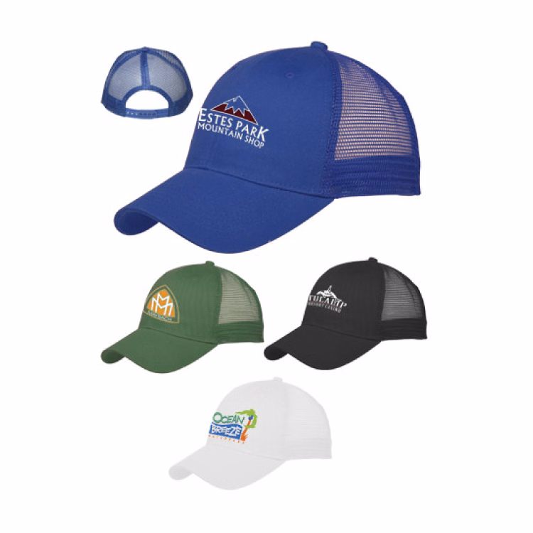 Cotton Front Mesh Cap
