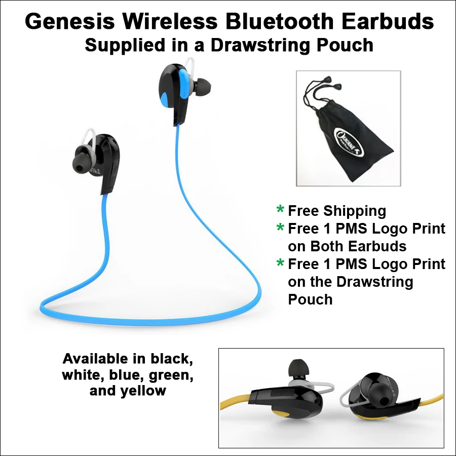 Genesis Wireless Bluetooth Earbuds 1