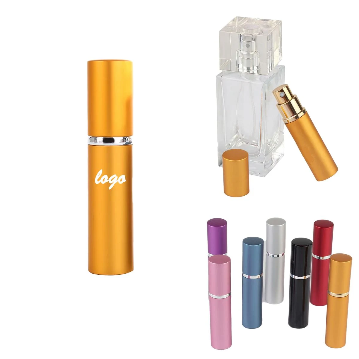 5 ml Portable Aluminum Perfume Spray Bottle With Glass Inner 1