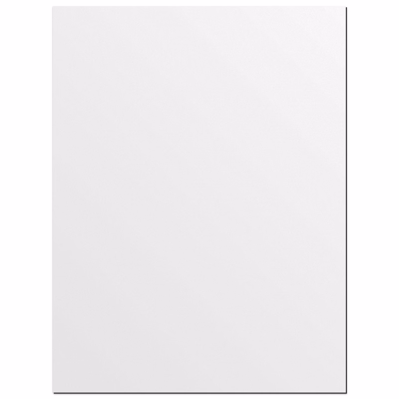 Stock Rectangle Magnet (5.5"x7.25") Square Corners Full Colour Imprint White Vinyl Topcoat
