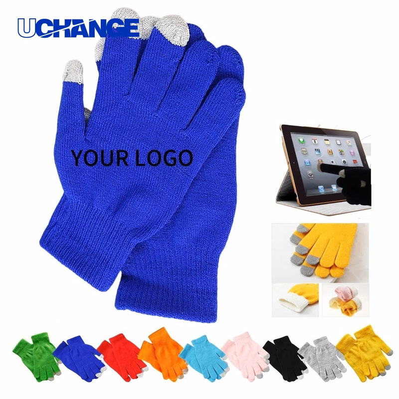 Thermal Gloves Pair with Touchscreen Tips and Branding Spot