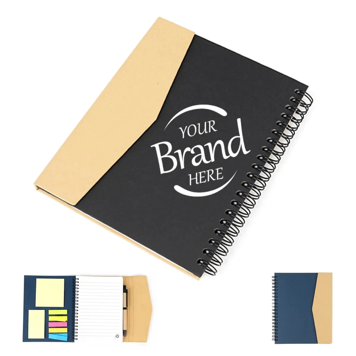 Spiral Notebook with Magnetic Closure 1