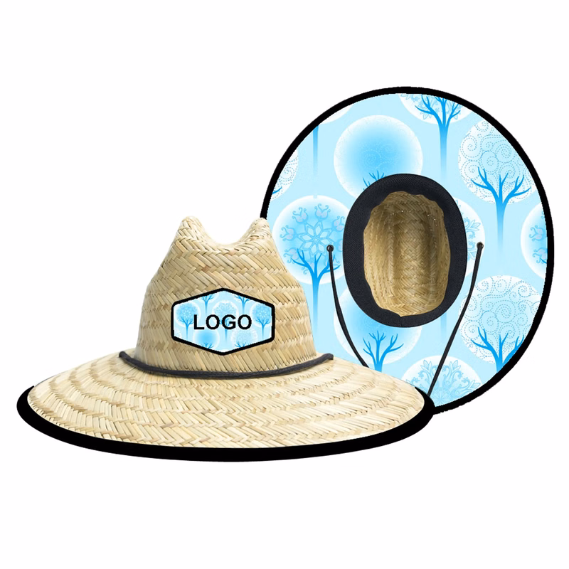 Wide Brim Beach Sun Straw Hat MOQ 50PCS