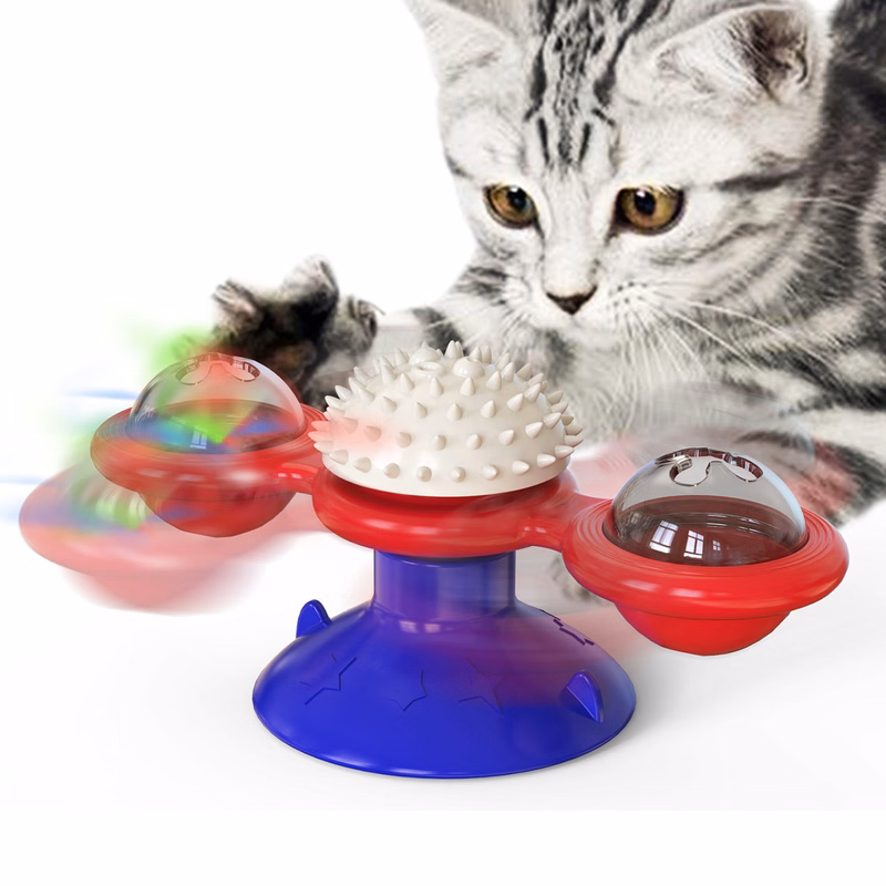 Cat Windmill Toy