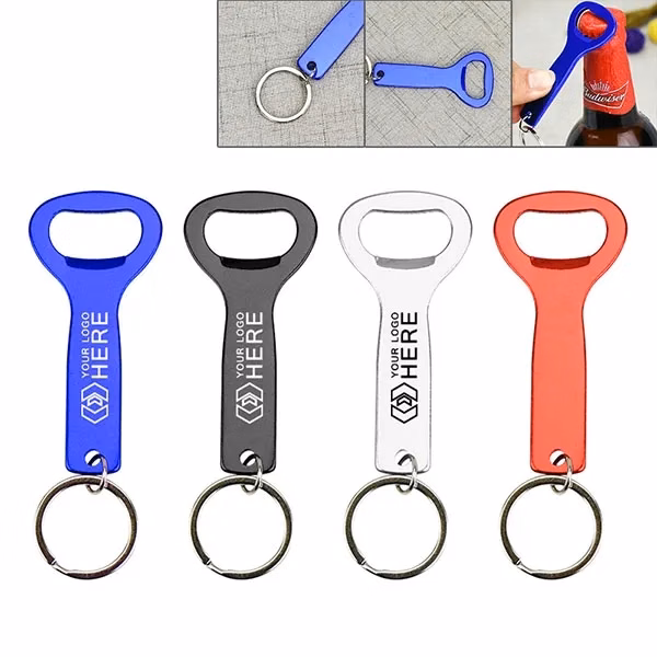 Promotional Aluminum Bottle Opener Keychains