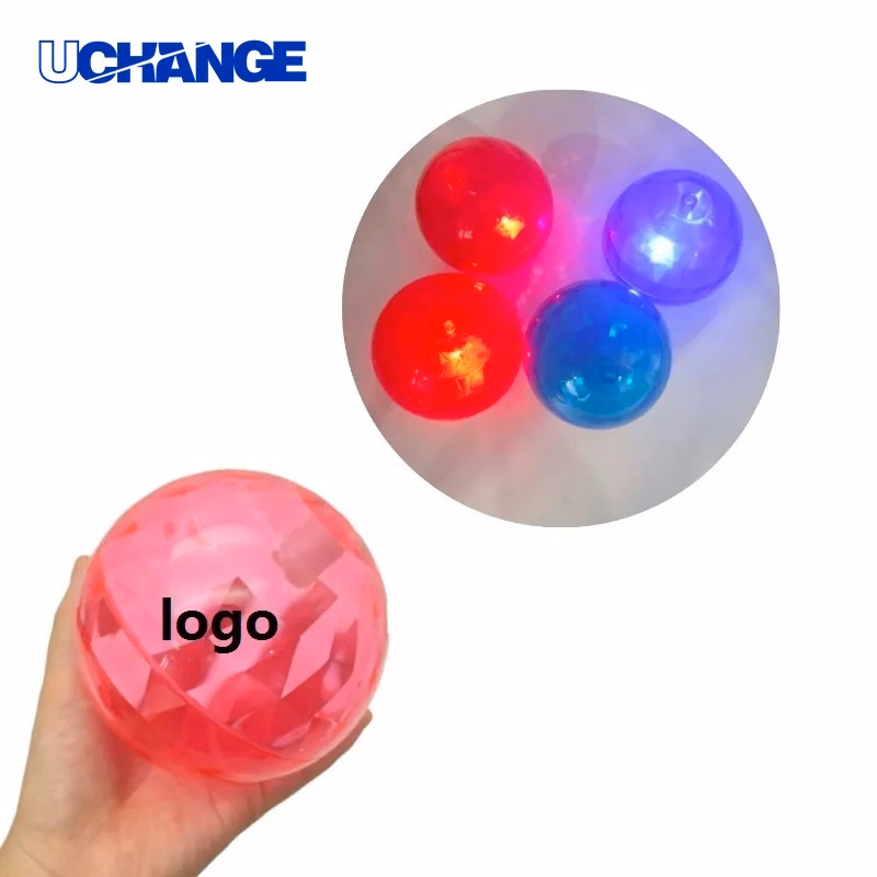 LED Light-Up Bouncy Ball Toy for Events