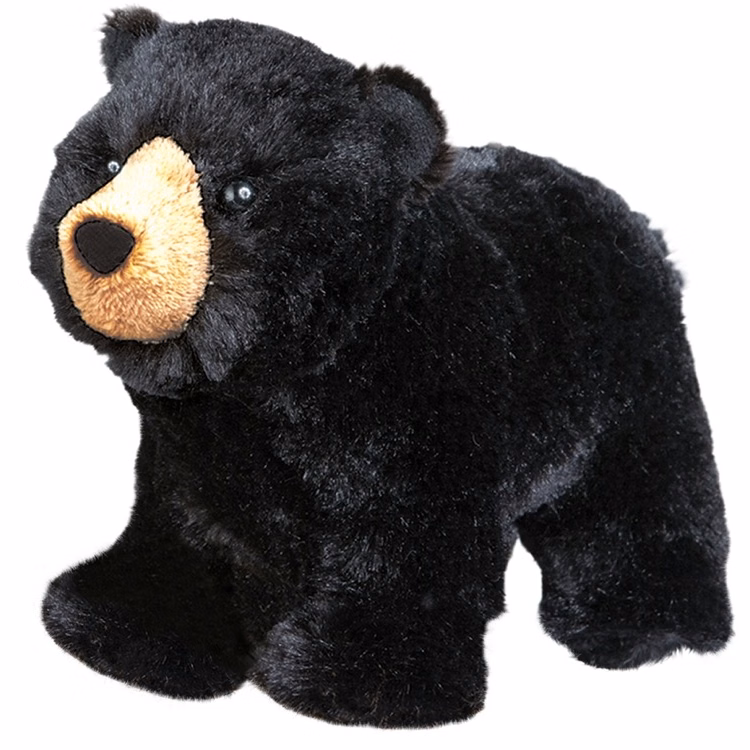 Morley Black Bear Stuffed Animal