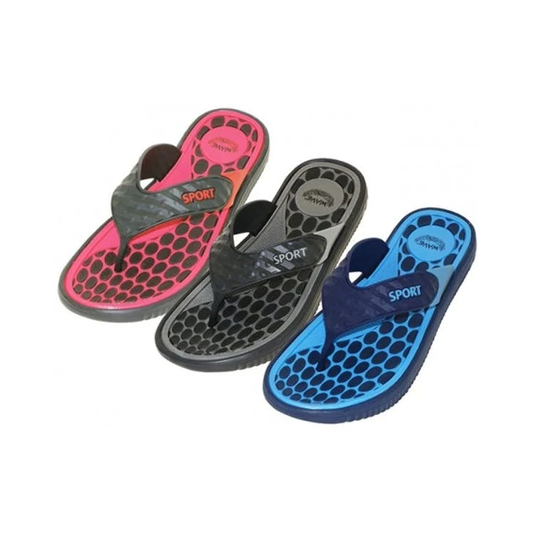 Men's Sport Flip Flops - 3 Colors Sizes 7-12 1
