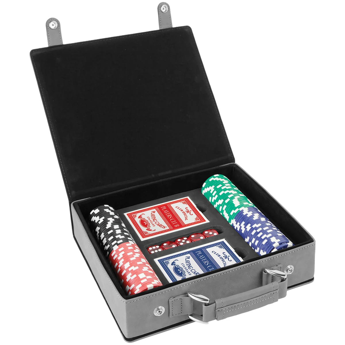 Lane Leatherette 100 Chip Poker Gift Set 1