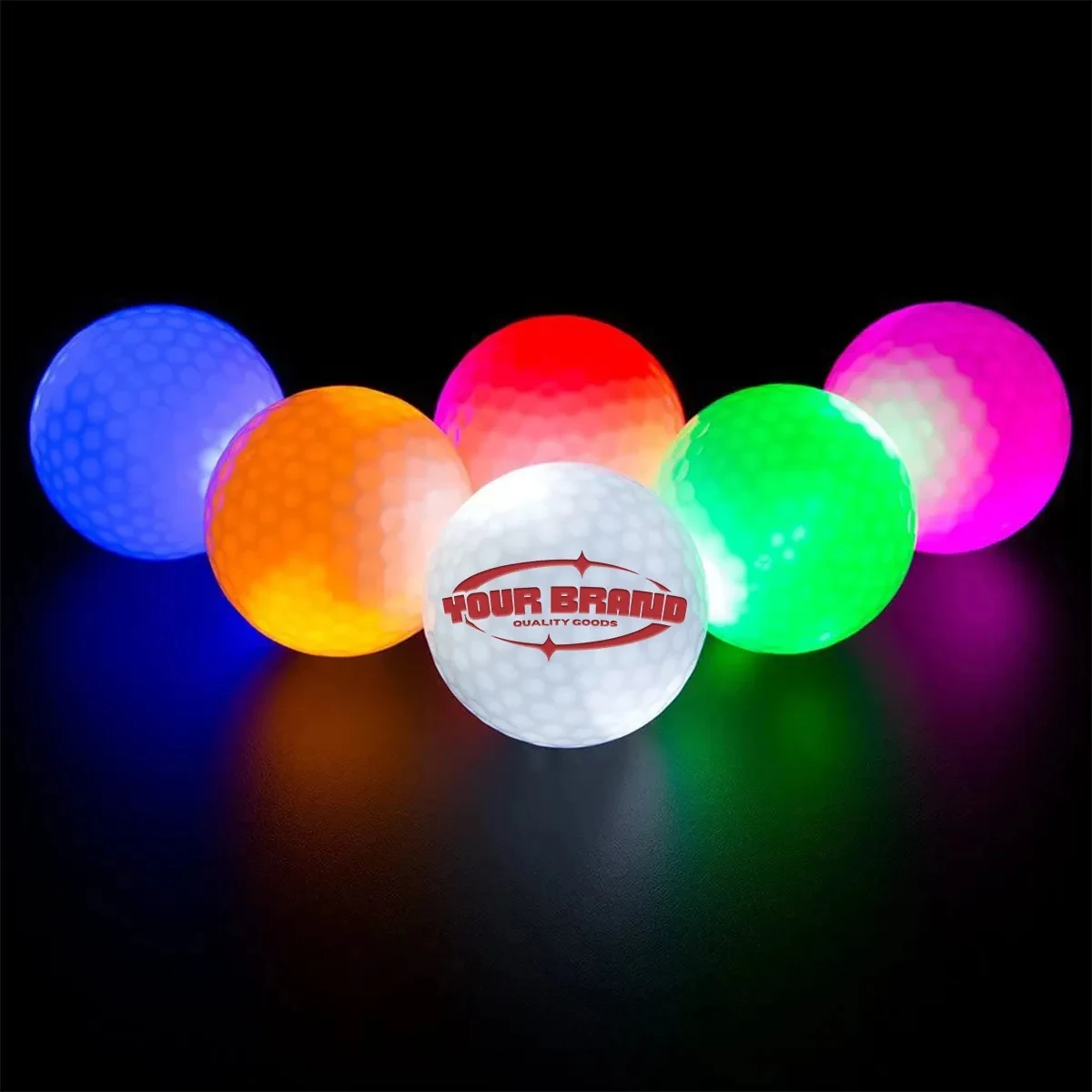 Super Bright Light-Up LED Battery Night Golf Ball 1