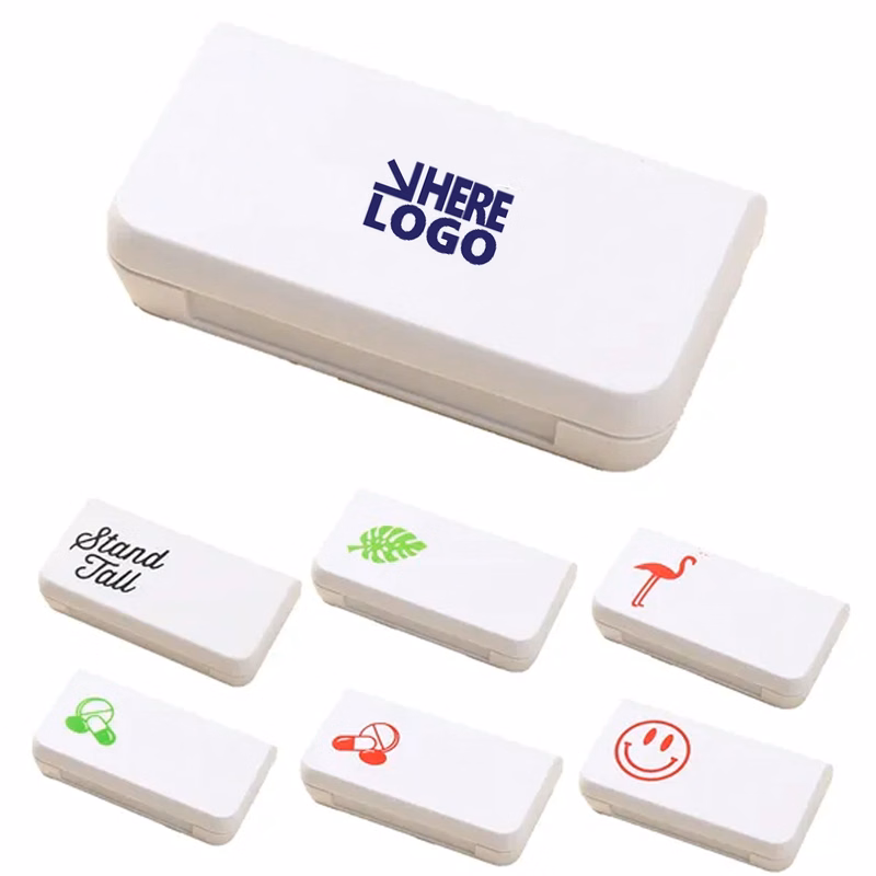 Three-Drawer Compact Pill Dispenser Box
