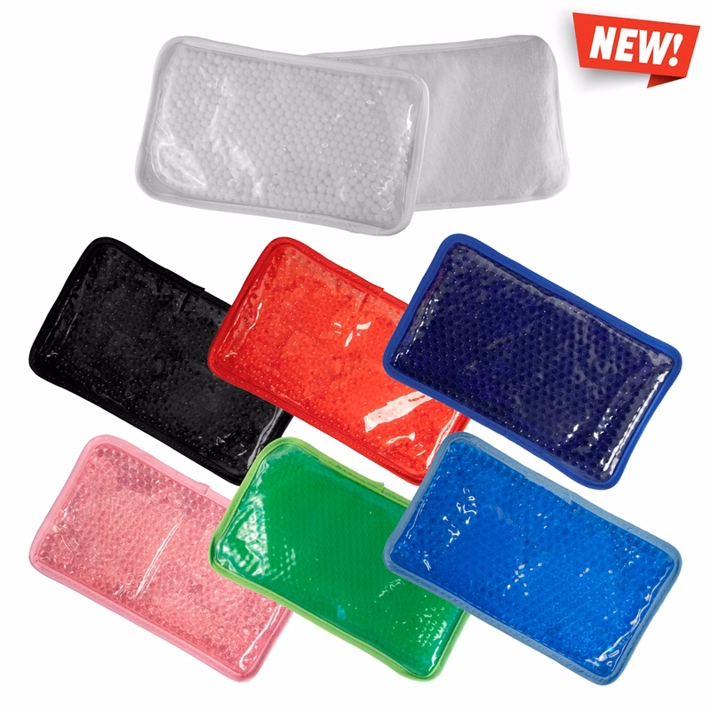 Rectangle Plush Gel Beads Hot/Cold Pack