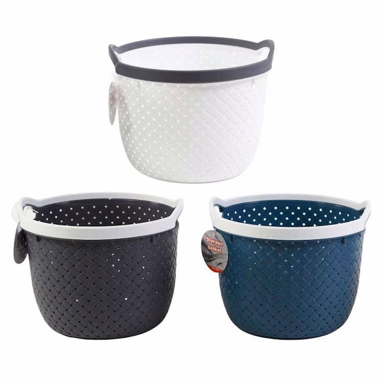 Round Storage Baskets - Assorted Colors