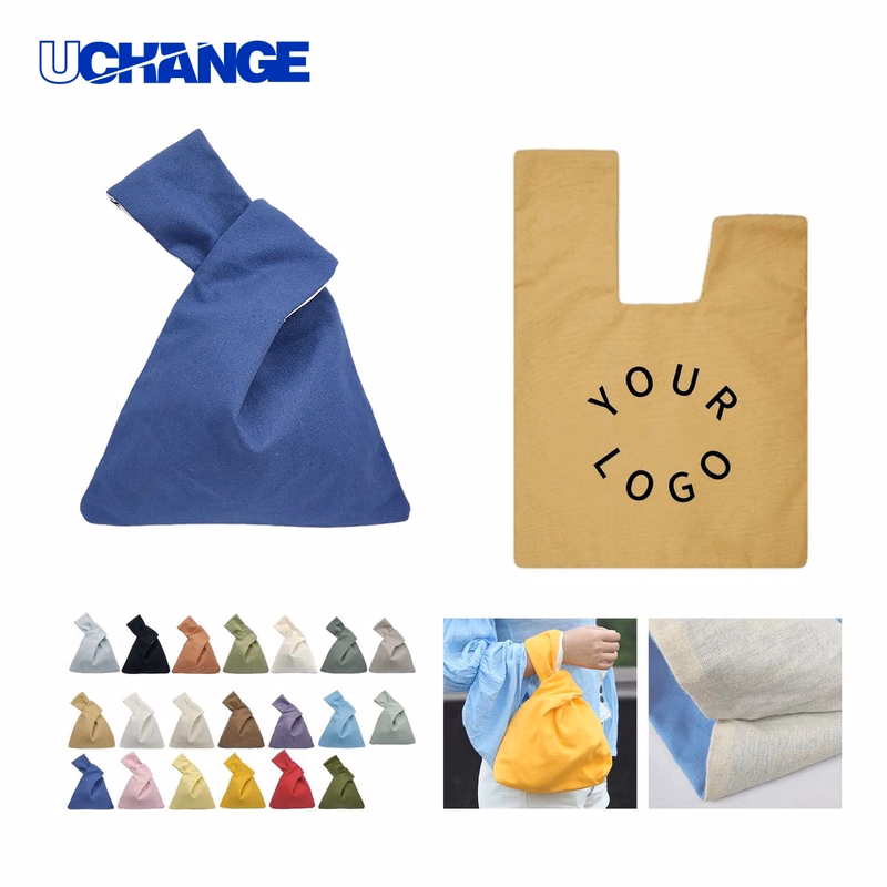Cotton Wristlet Bag Pouch for Daily Use
