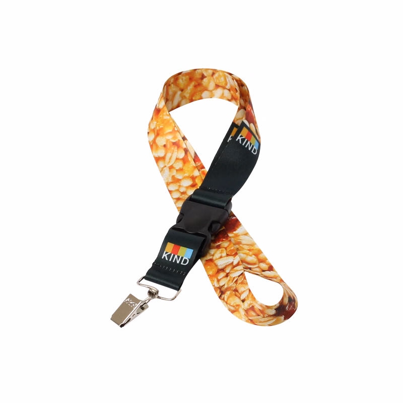 7/8" Digitally Sublimated Lanyard w/ Detachable Buckle