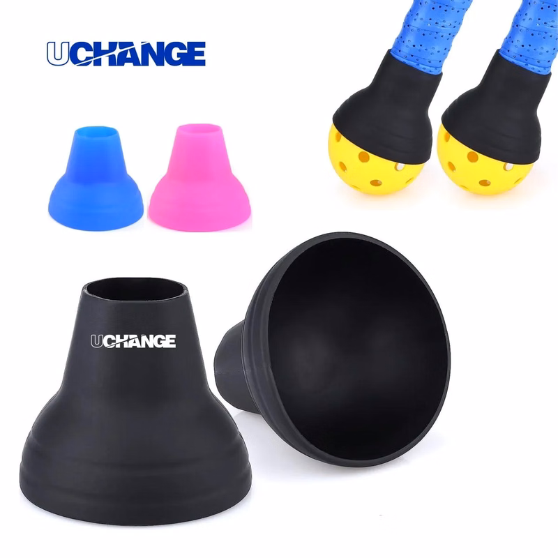 Silicone Grip Mount Ball Picker For Pickleball Paddles