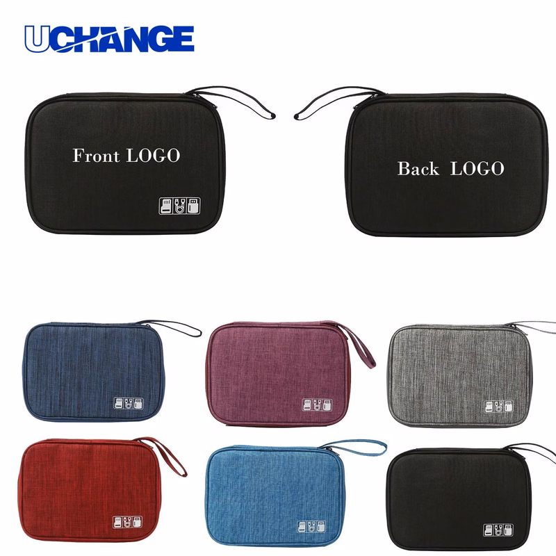 Portable Makeup and Cable Storage Bag Organizer