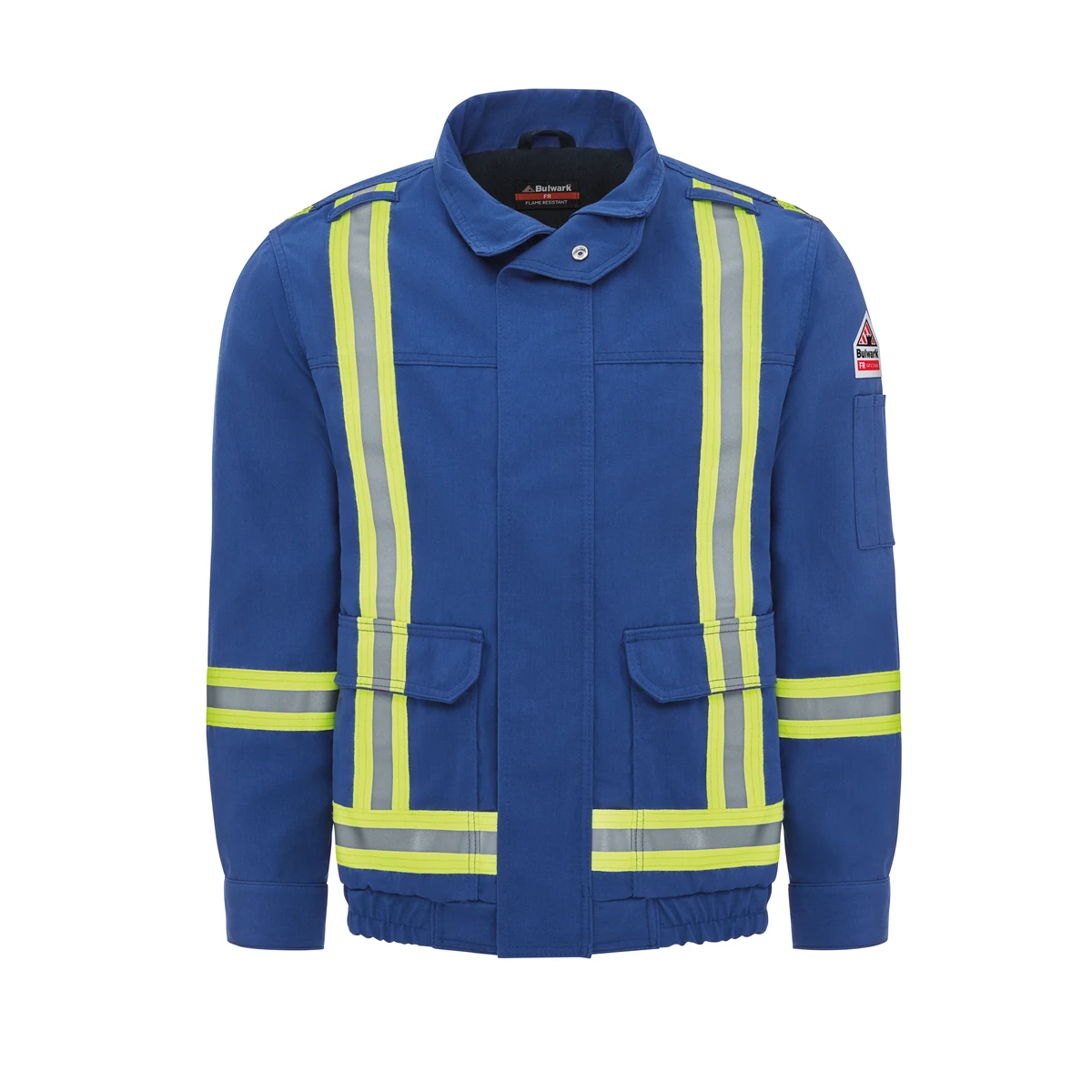 Bulwark® Men's Lightweight Nomex FR Lined Bomber Jacket with Reflective Trim 1