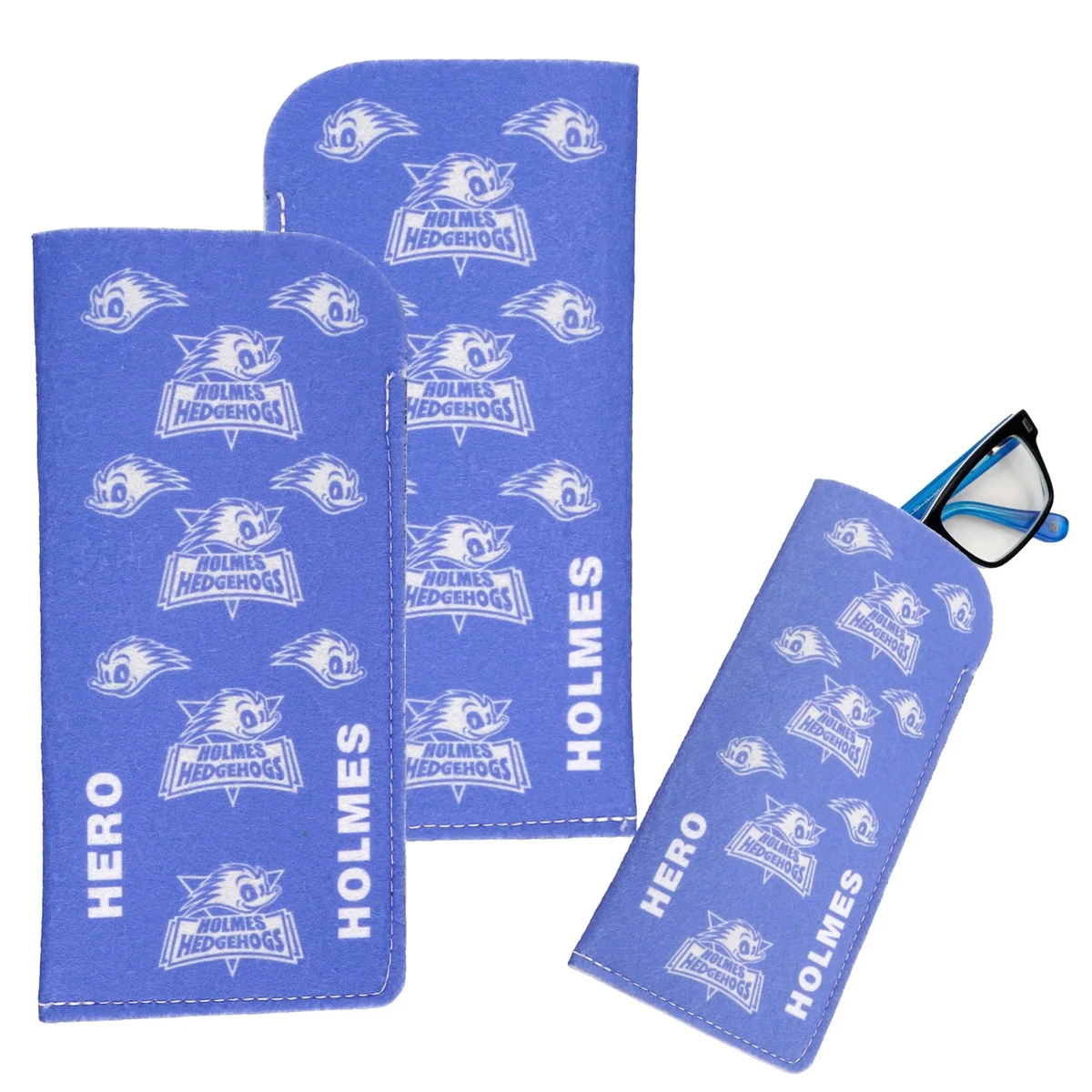 FAUX FELT SUNGLASS POUCH 1