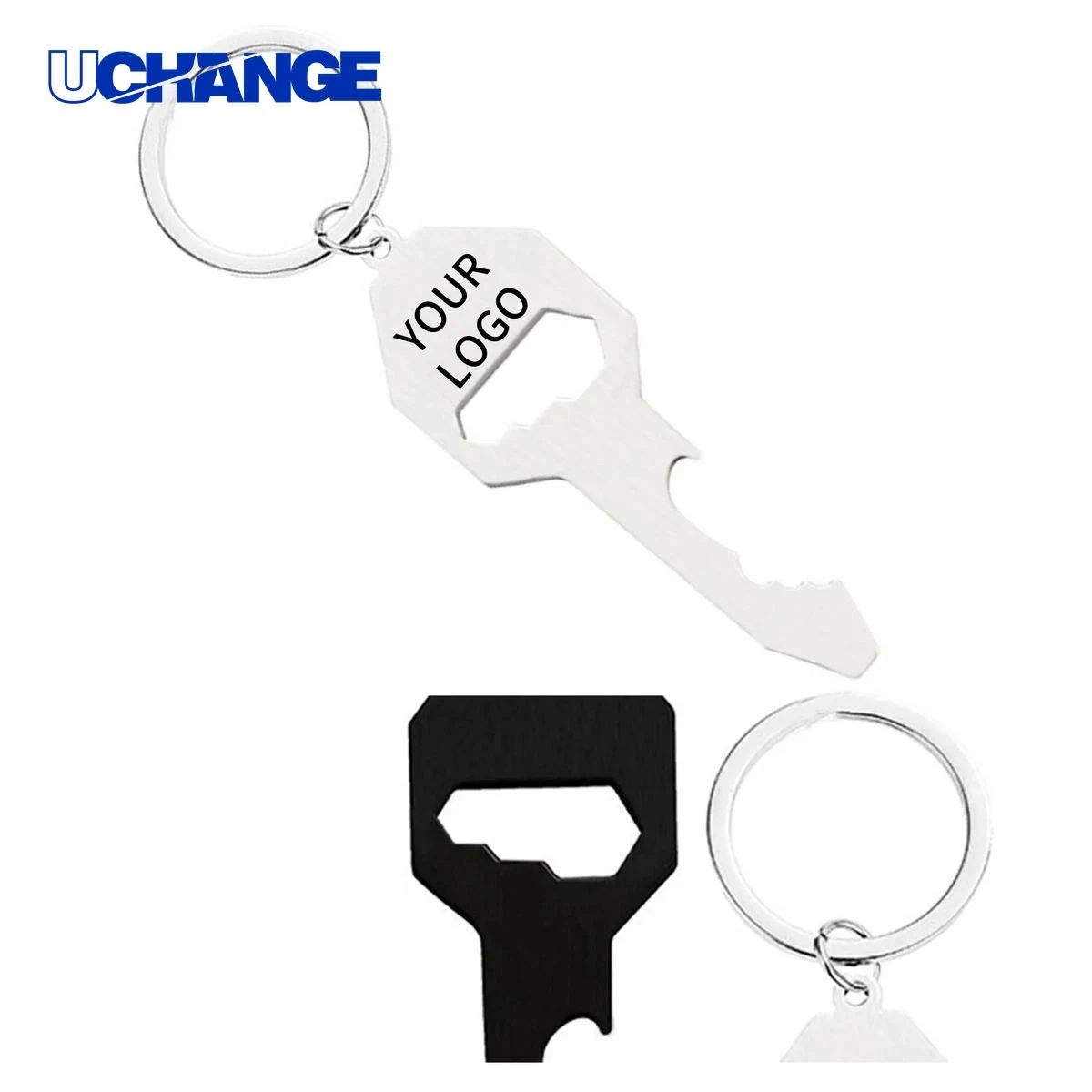 Stainless Steel Bottle Opener Tool for Daily Use with Keychain 1