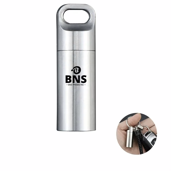 Waterproof Pill Box Mini Stainless Steel Pill Organizer