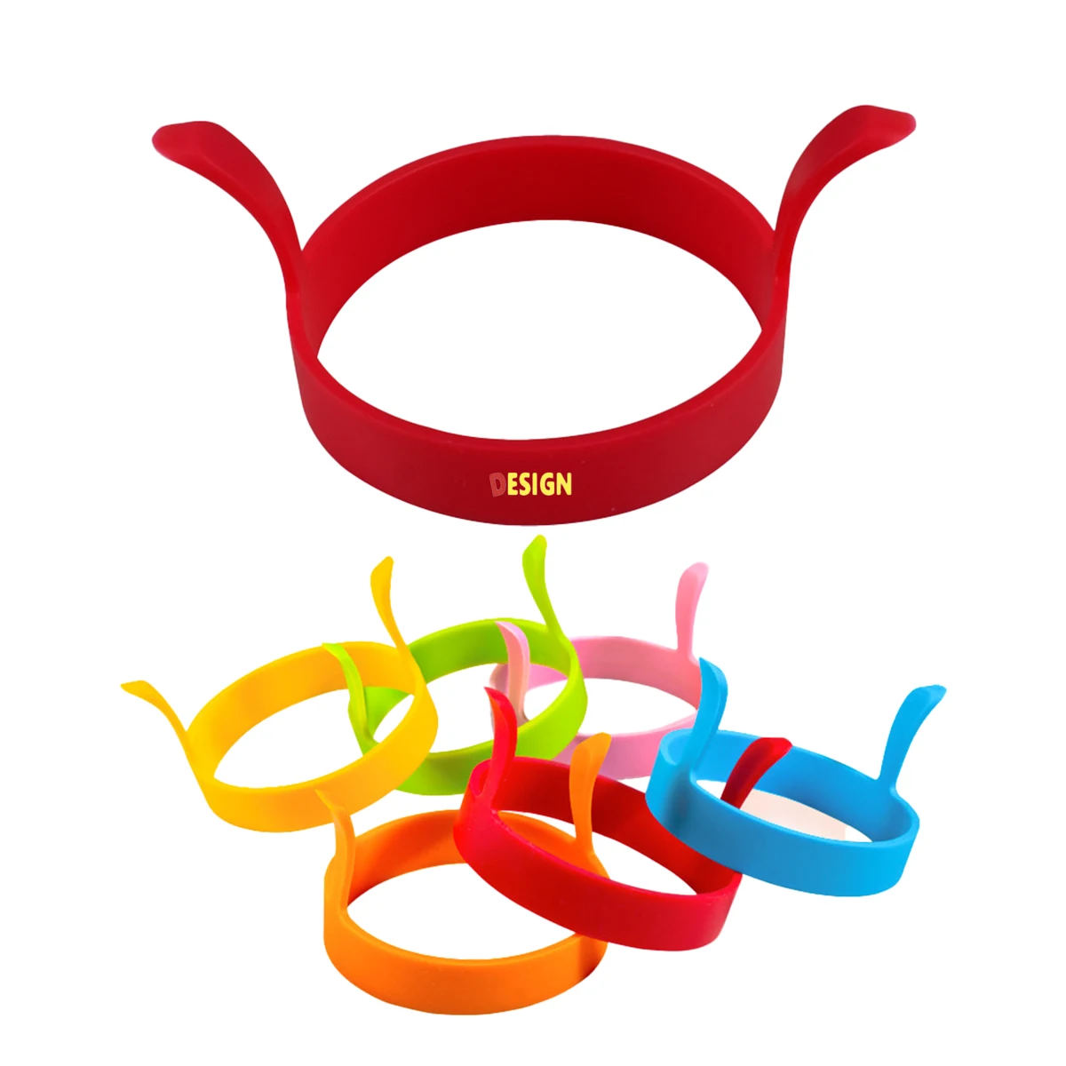 Silicone Round Kitchen Omelette Mold 1