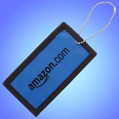 NYLON LUGGAGE TAG - BLUE