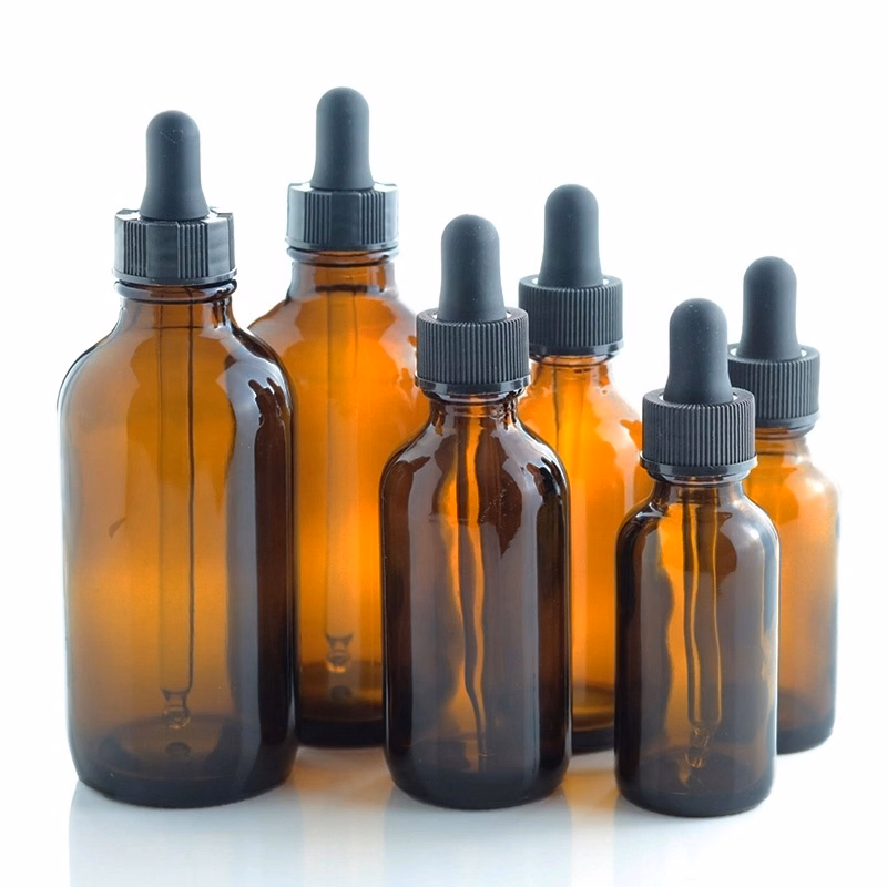 2OZ Amber Glass Essential Oil Bottle