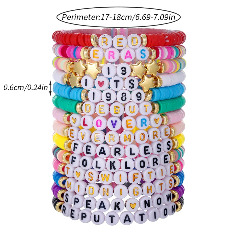 Letter Customized Beaded Bracelets 1