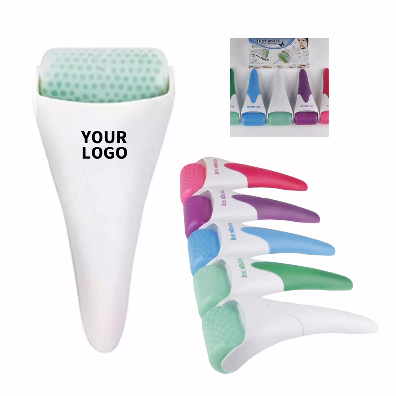 Facial Massage Ice Roller With Plastic Handle