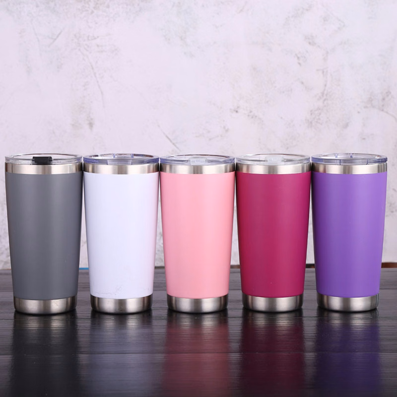 20oz Double-Wall Stainless Steel Insulated Car Cup