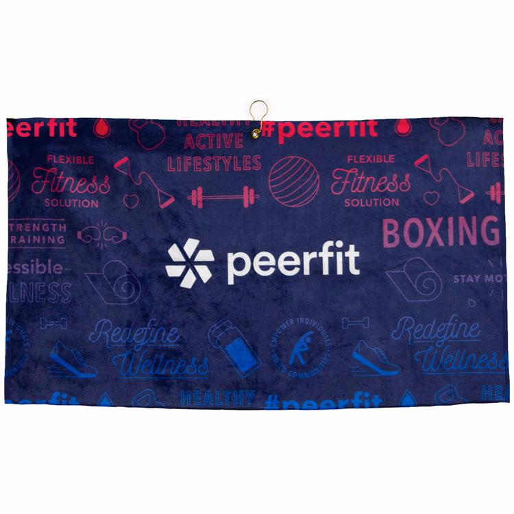Oversized Subli Plush Golf Towel 24 x 42