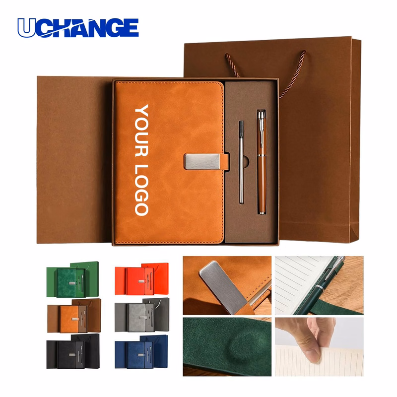 Debossed Office Gift Set Kit for Employee Recognition
